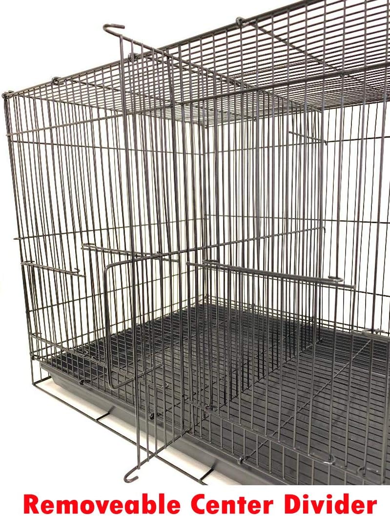 Divider Breeding Cage Aviary Bird Finch Parakeet Finch Flight Cage 24" x 16" x 16"