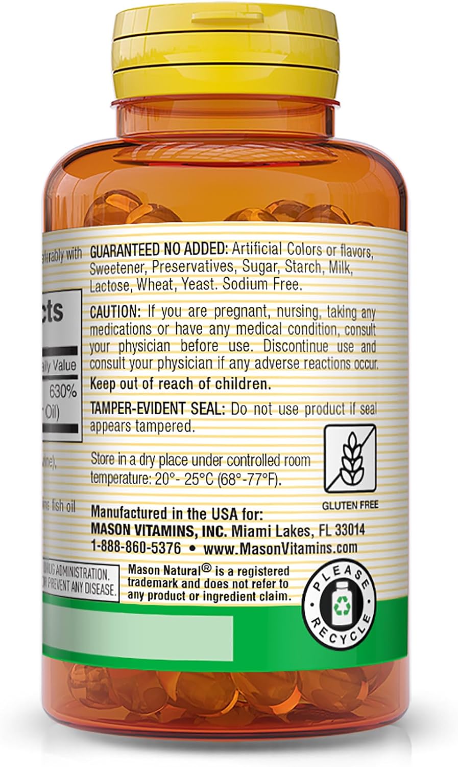 MASON NATURAL Vitamin D3 2000 IU Ultra Strength, 180 Day Supply