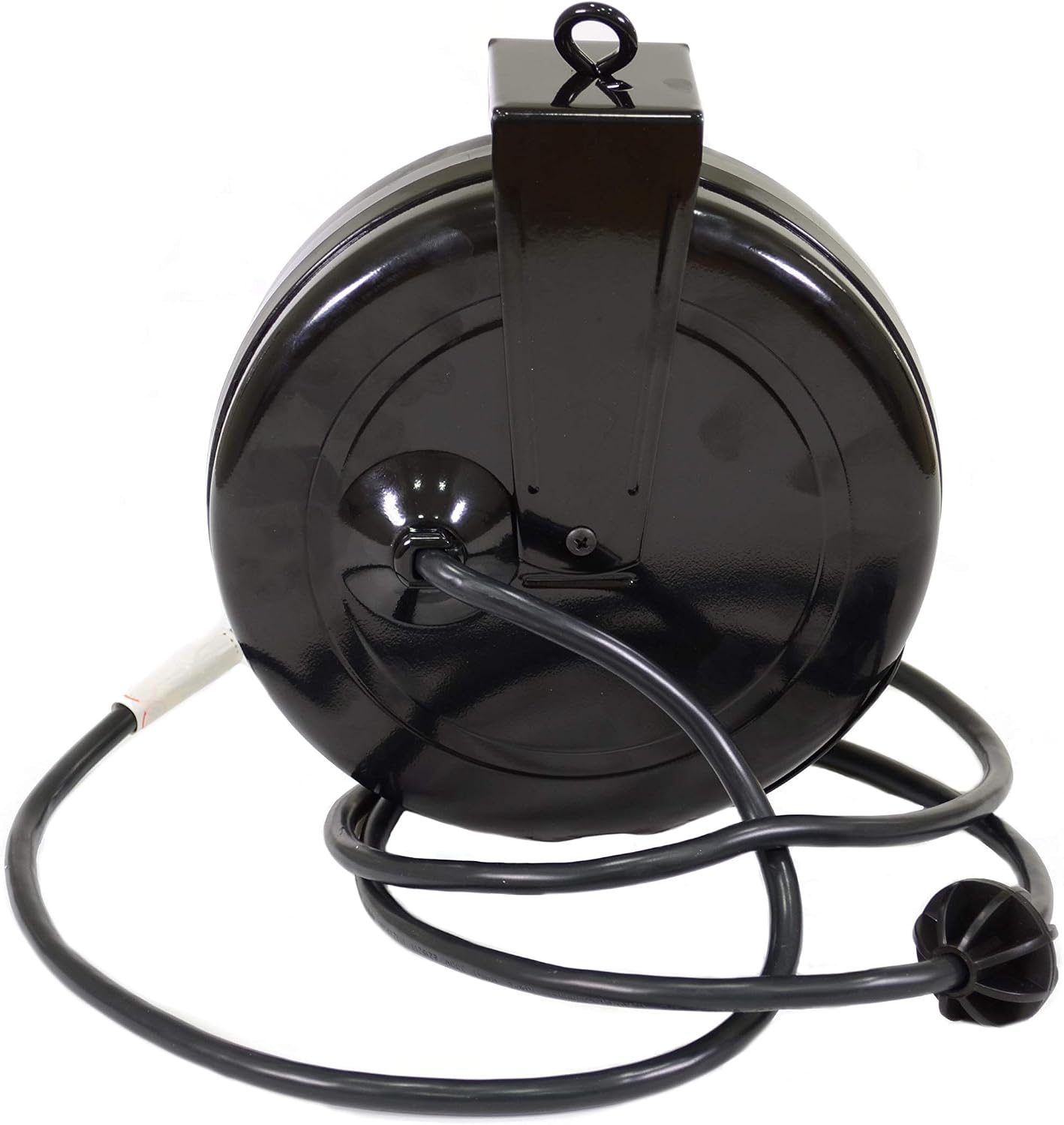 Alert ProReel Pro-Grade 5020TFC Heavy-Duty Retractable Extension Cord Reel | 20'- 12/3 SJTOW Single Tap Heavy Duty Cord | Clear 5-20R Receptacle