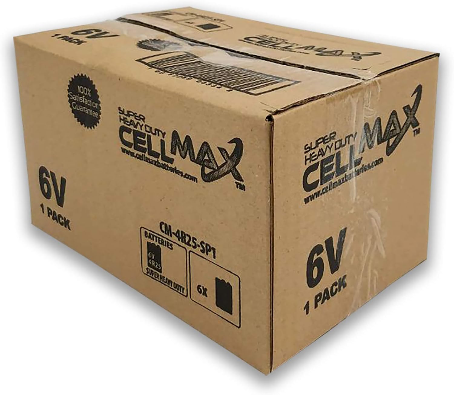 6-Volt Super Heavy Duty, Lantern Battery - 6 Pack