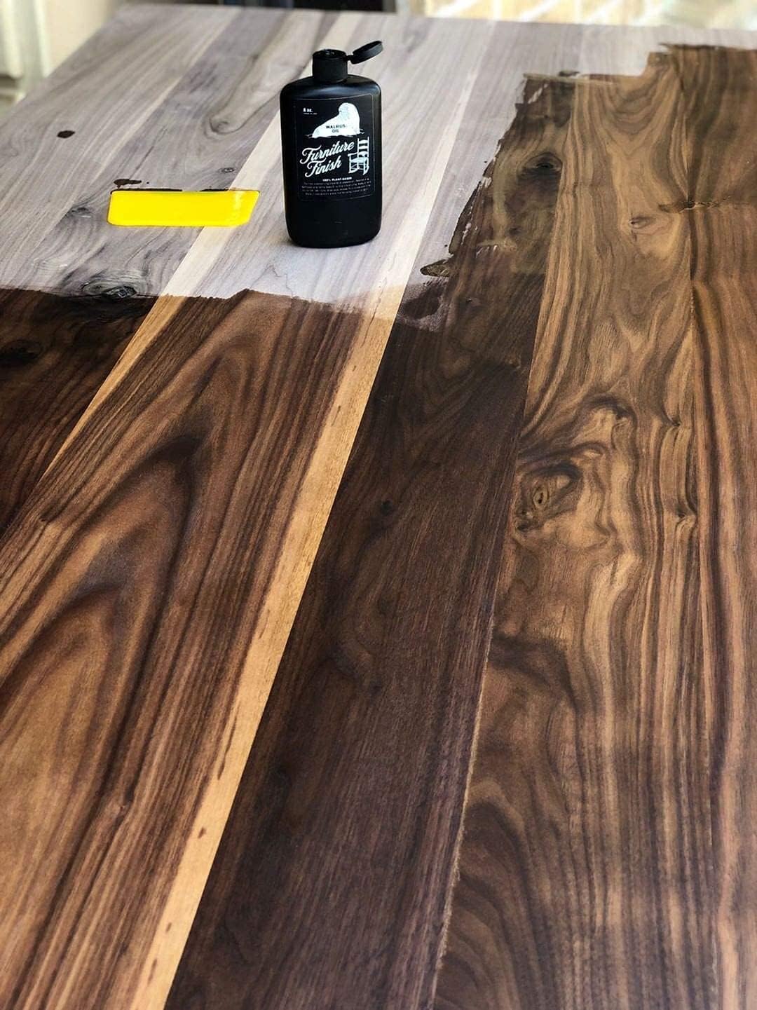 Walrus Oil - Furniture Oil, 100% Natural. Finish, Restore, and Protect Wood. VOC-Free, 32oz Jug