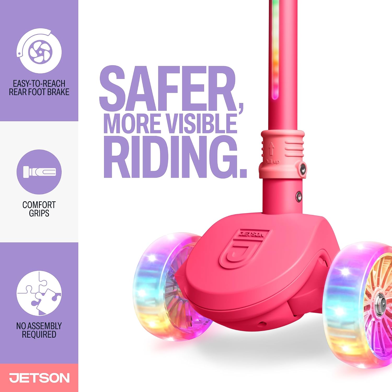 Jetson Scooters - Jupiter Mini Kick Scooter, Foldable, Lightweight, Portable