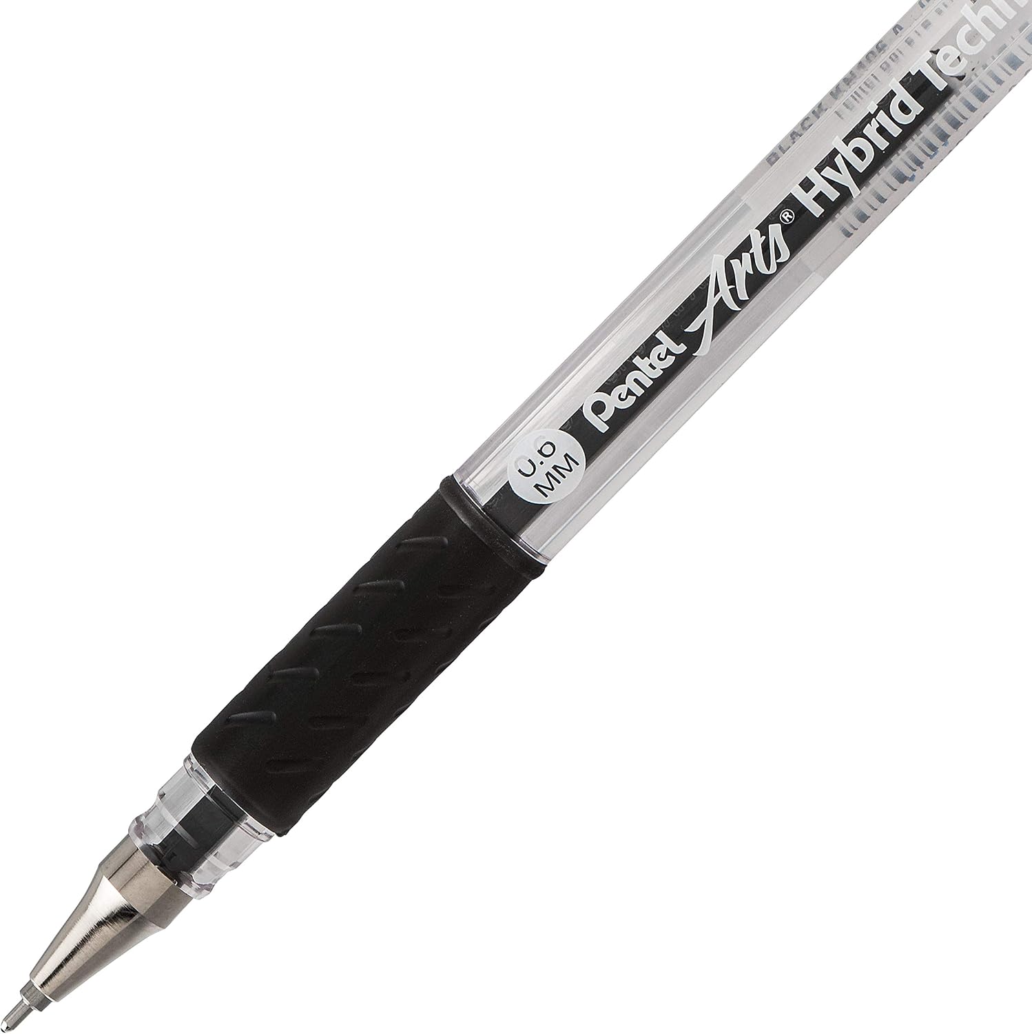 Pentel Arts Hybrid Technica Pen, (0.3mm), Ultra Fine Point, Black Ink, Box of 12 (KN103-A)