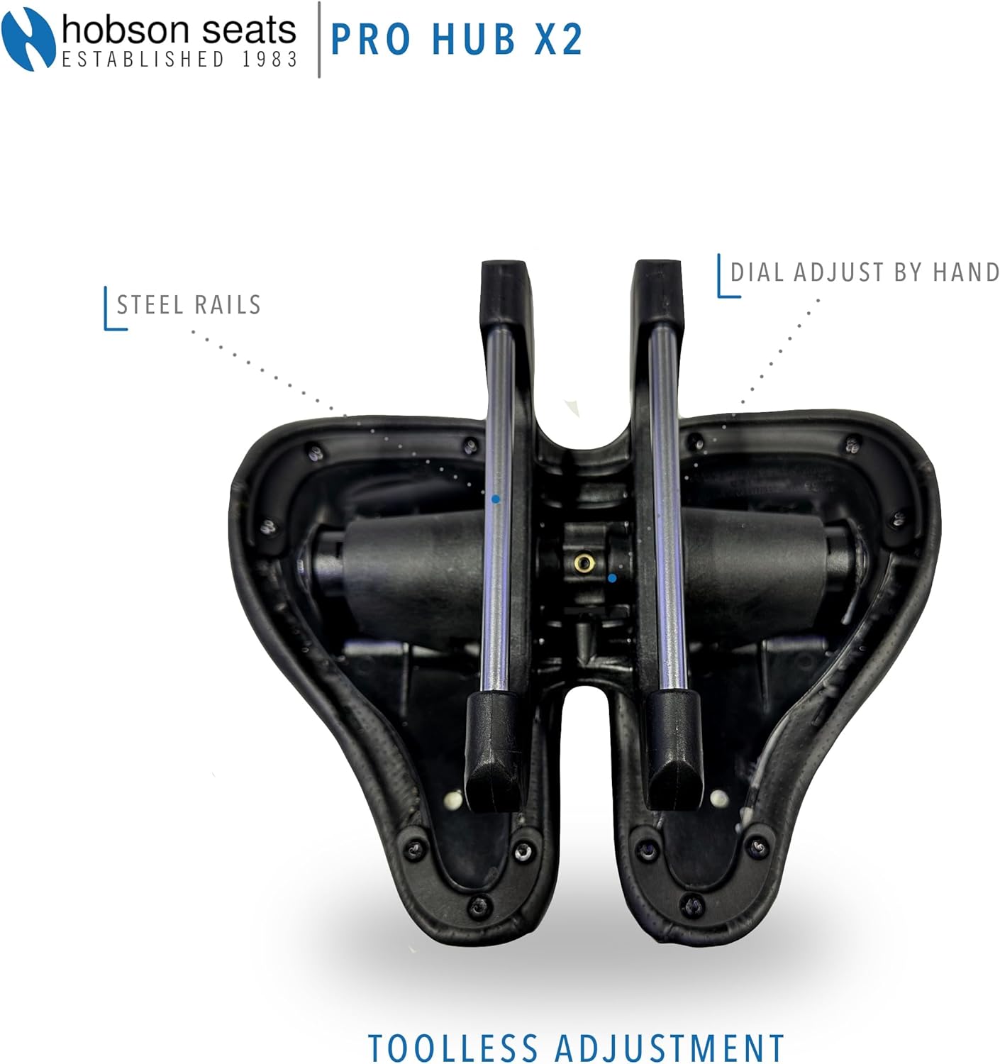 Hobson Pro Hub X2 Saddle – Ultimate Long-Distance Comfort with Magnesium Alloy, Gel Foam Padding