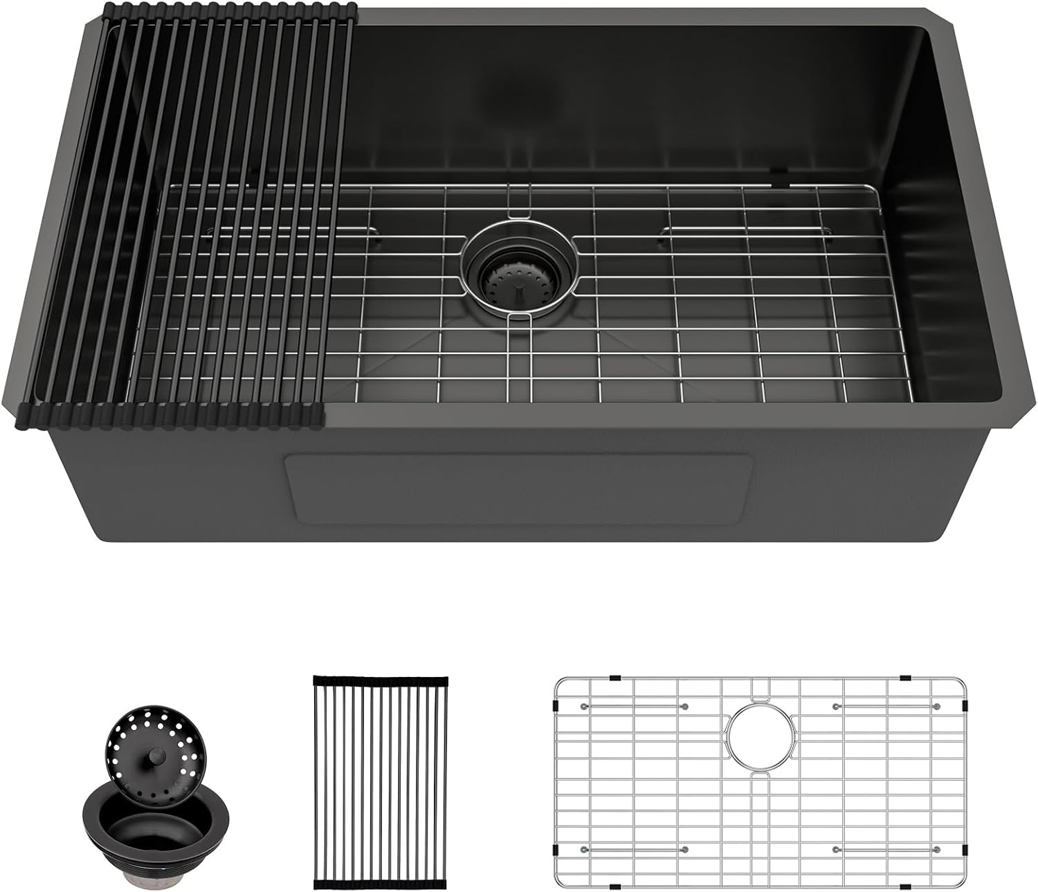 Sarlai 21 Inch Undermount Laundry Sink 21x18x12 Inch Undermount Laundry Utility Sink Deep Single Bowl 16 Gauge Stainless Steel Laundry Tub Sinks