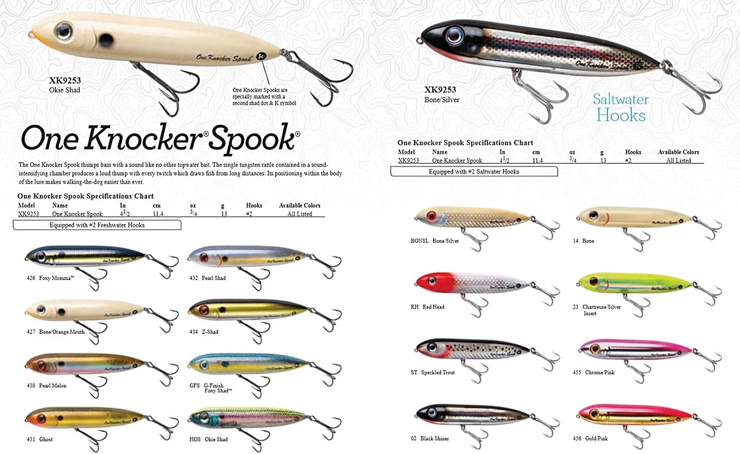 Heddon One Knocker Spook