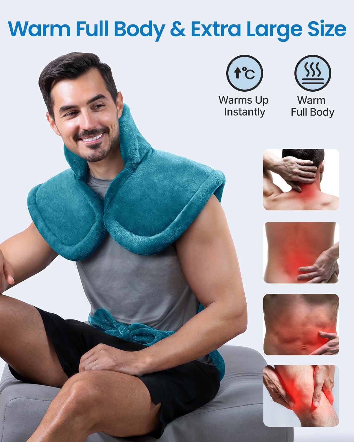 RENPHO Heating Pad for Back, Gift for Women & Men, FSA Eligible HSA