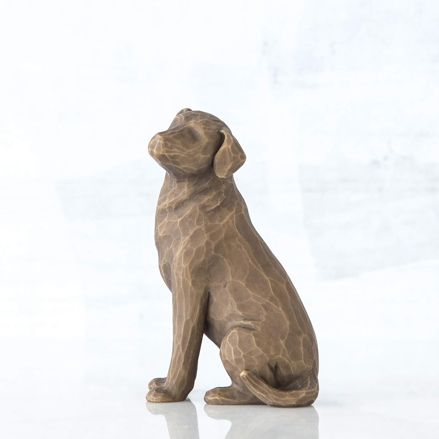 Willow Tree Love My Dog (Light), Sculpted Hand-Painted Figure | Cast from a Susan Lordi Original Carving, Gift for Dog Lovers, Celebrates the Loving Bond Between People and Their Dogs