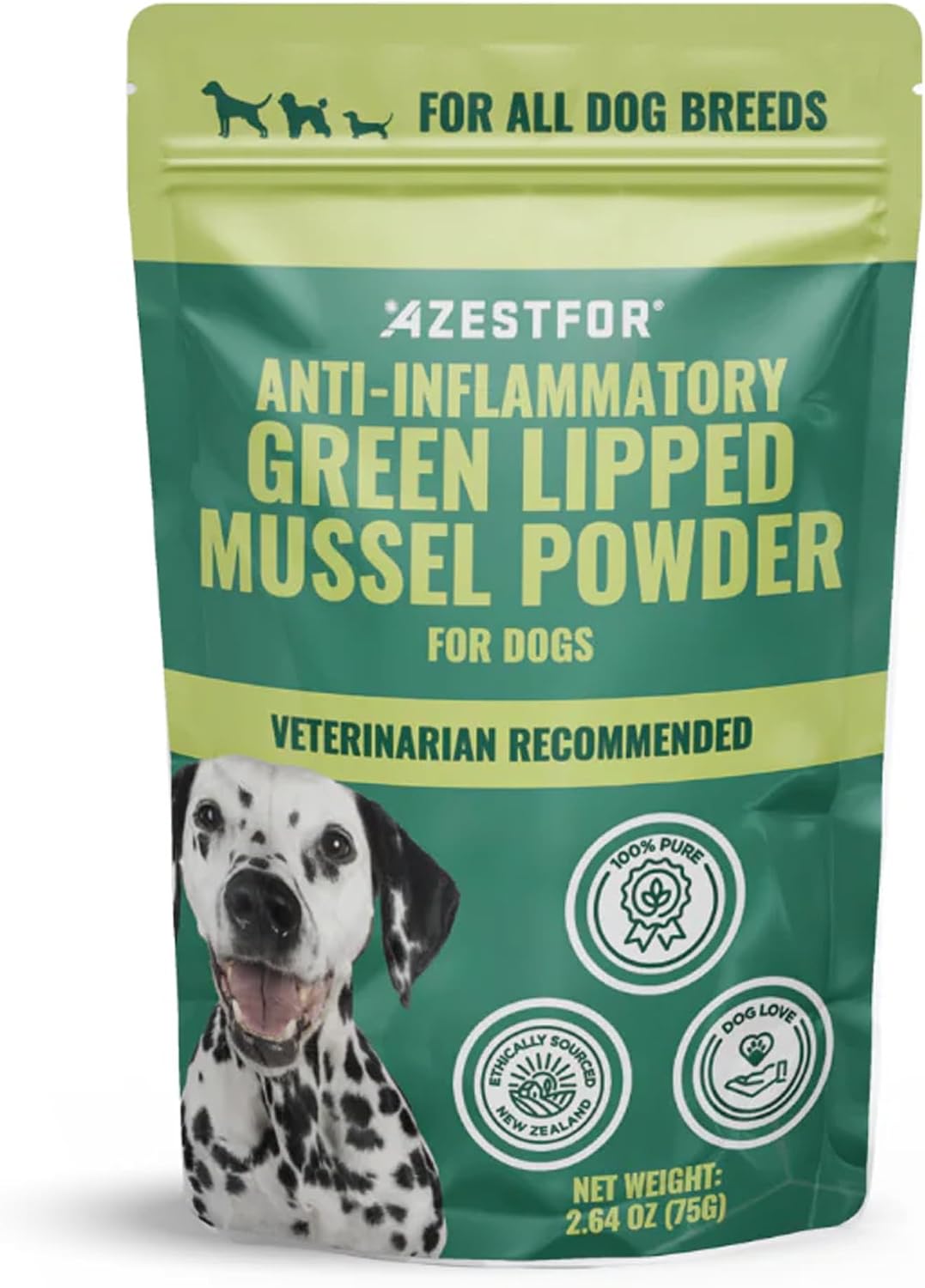 Anti-Inflammatory Green Lipped Mussel for Dogs Powder
