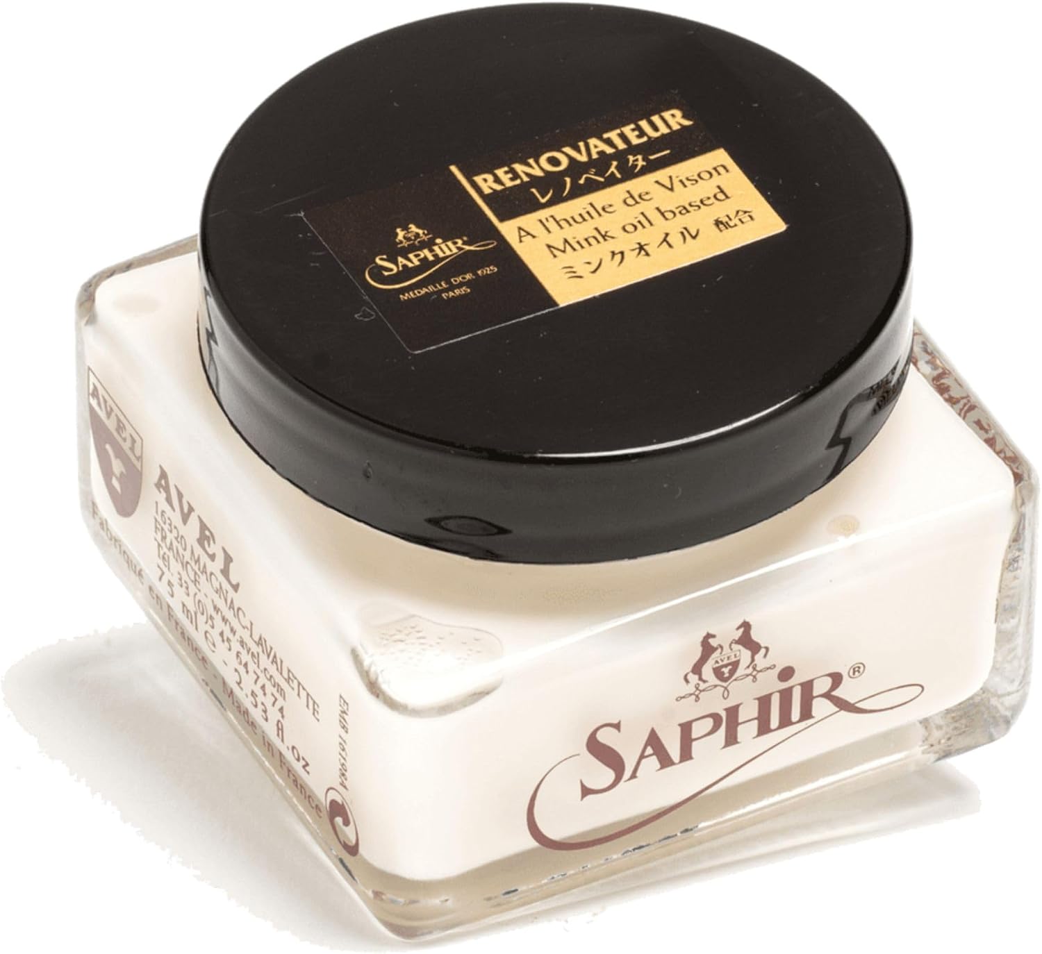 Saphir Medaille d'Or Renovator – All-Purpose Leather Shoe Cleaner & Conditioner