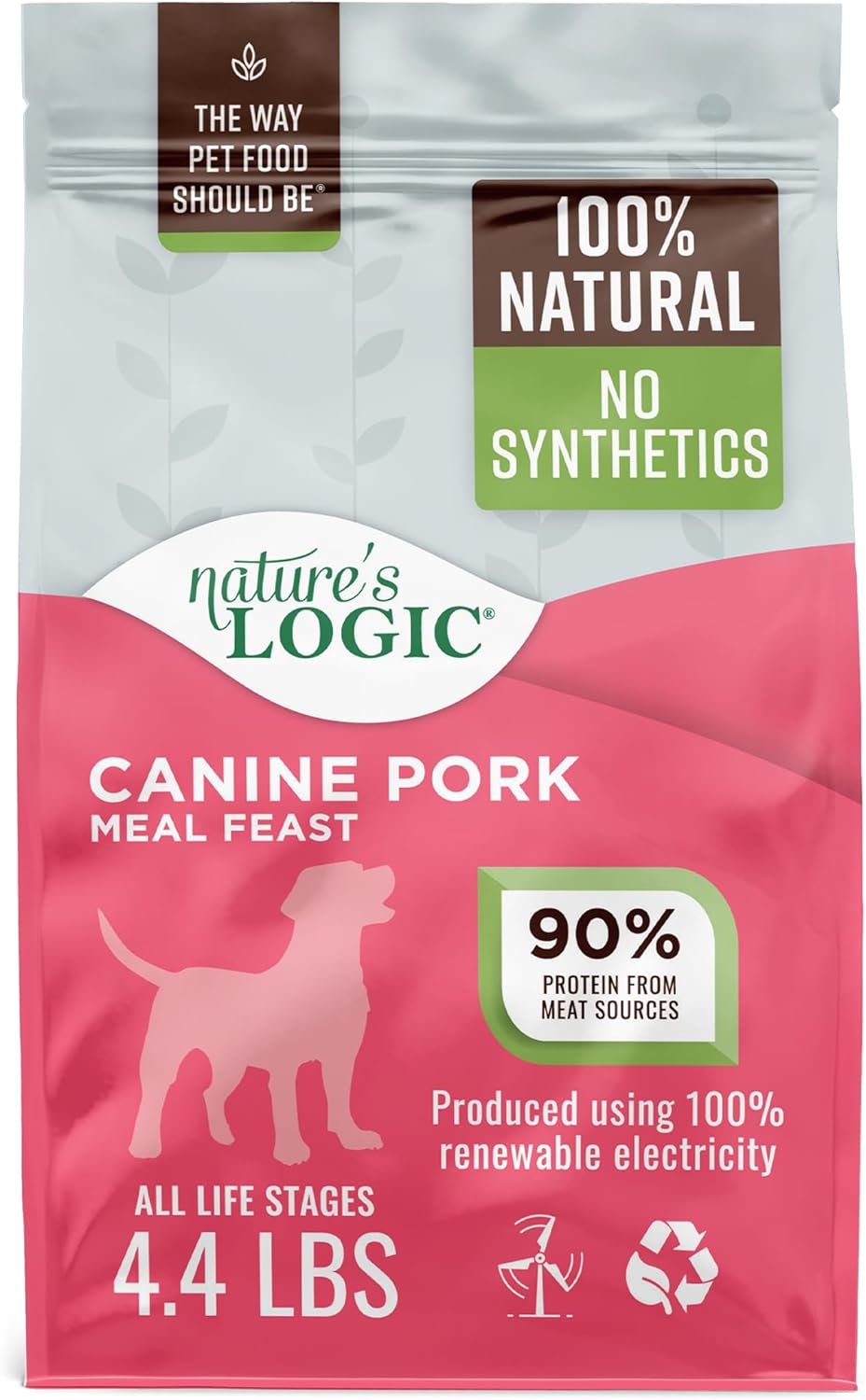 NATURE'S LOGIC Dry Dog Food - Beef Meal Feast Dry Kibble, 13 lb