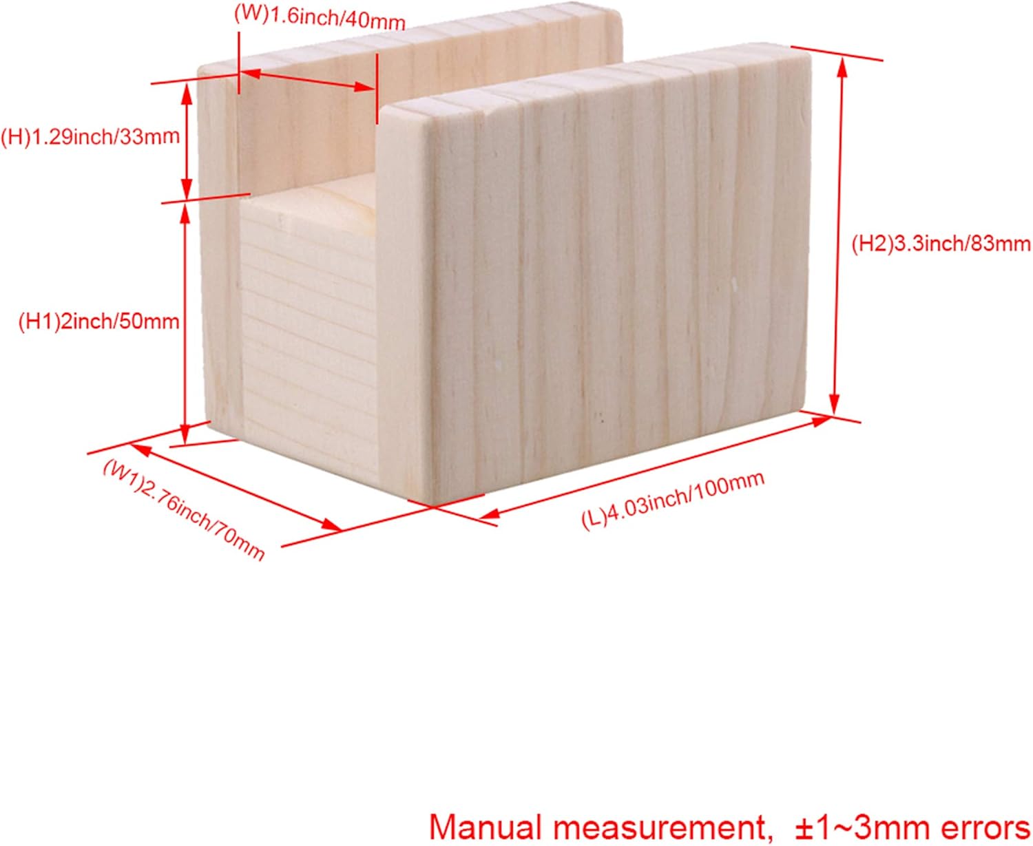 2PCS Bed Risers Furniture Riser Heavy Duty Bed Lifts in Heights of 1.97Inches (add Height 5cm)