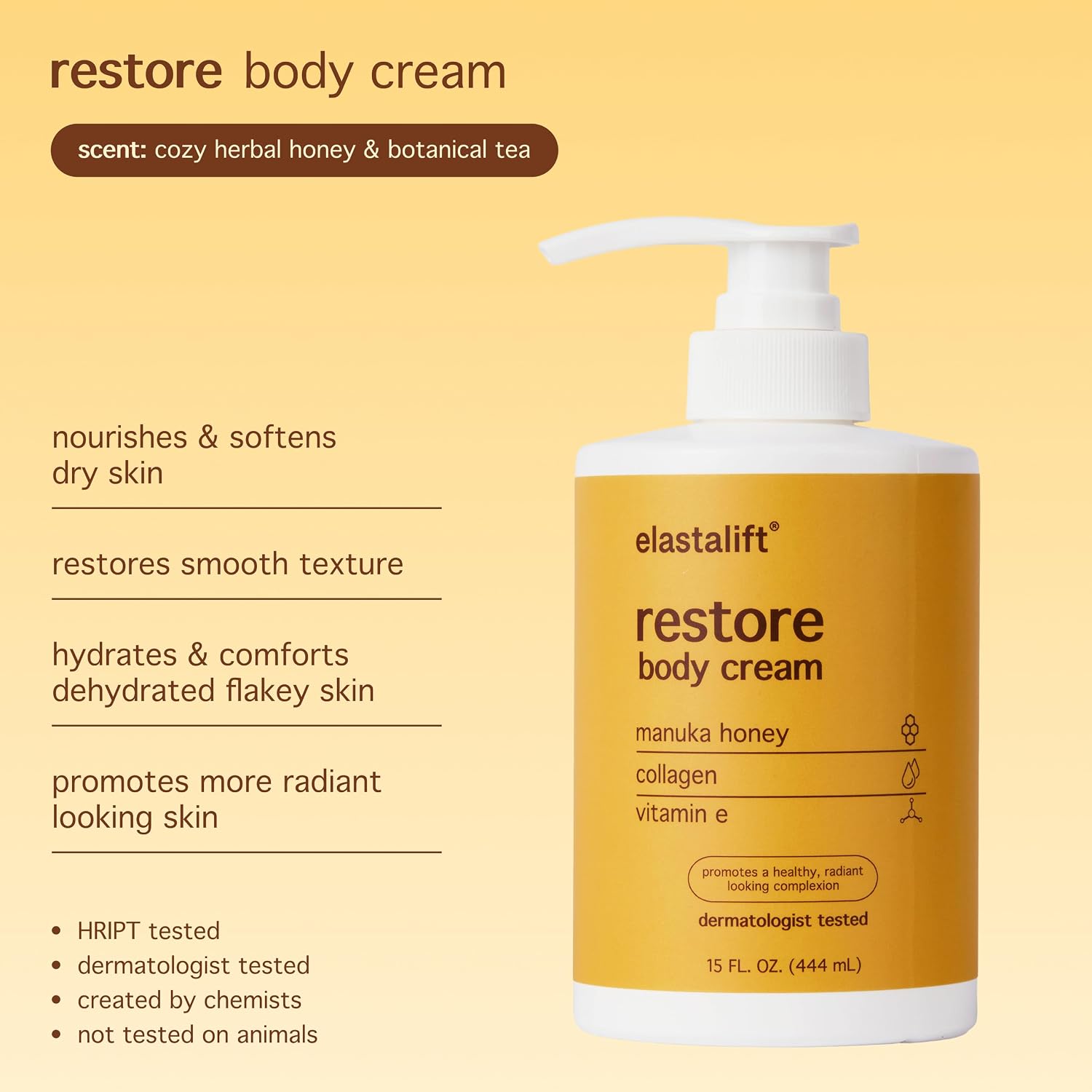 Elastalift Collagen Cream Skin Care Face Lotion & Body Lotion | Fragrance Free Skin Tightening Cream Collagen Firming Lotion Body Moisturizer For