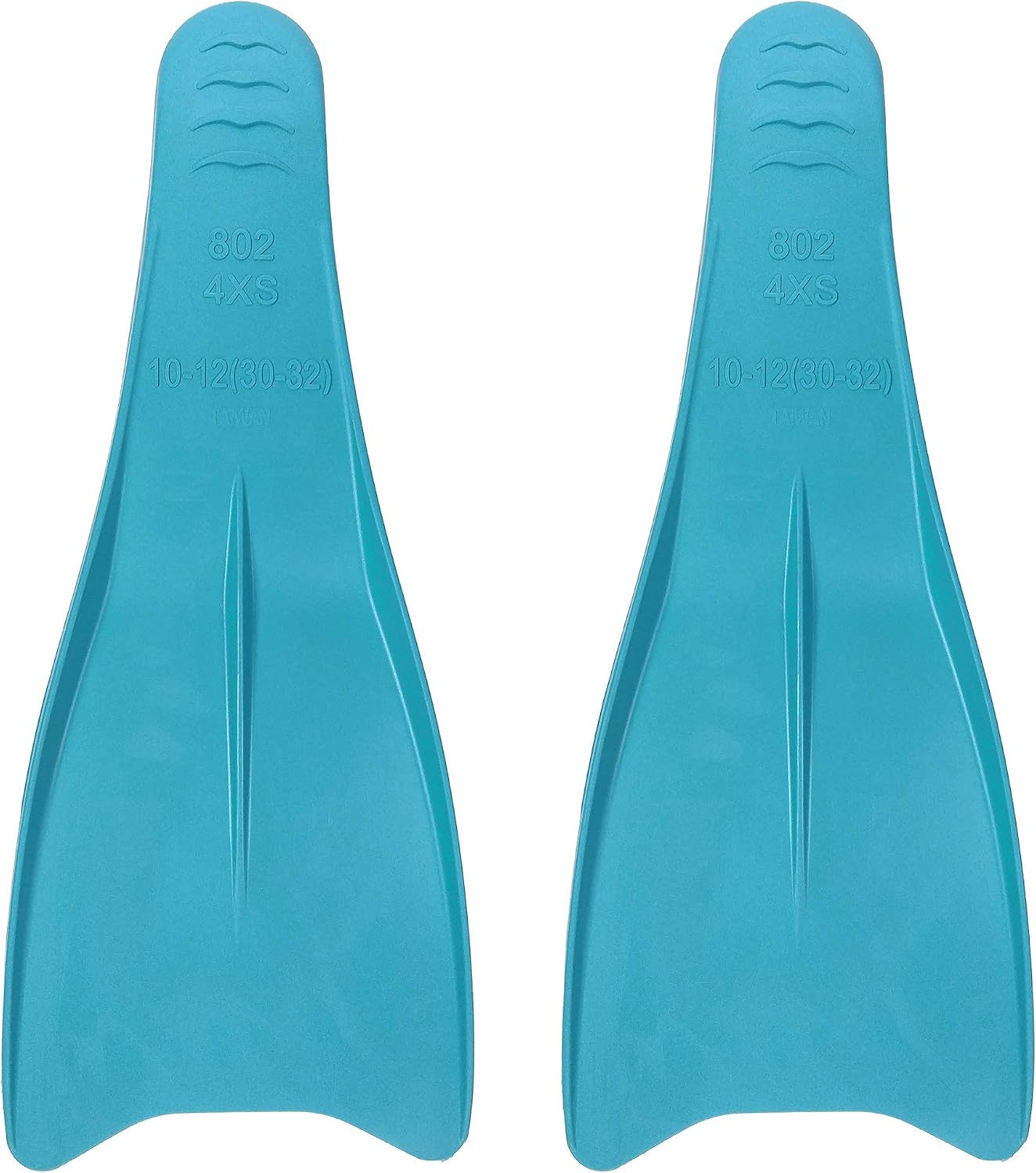 Flow Premium Rubber Long Fins for Swim and Lap Training - Youth Sizes for Kids, Young Men, and Women