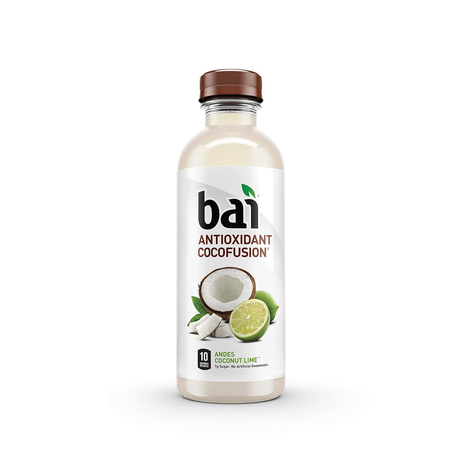Bai Coconut Flavored Water Puna Coconut Pineapple, Antioxidant Infused, Coconut Pineapple Flavored Water Drink, 18 Fluid Ounce Bottles, 6 Count