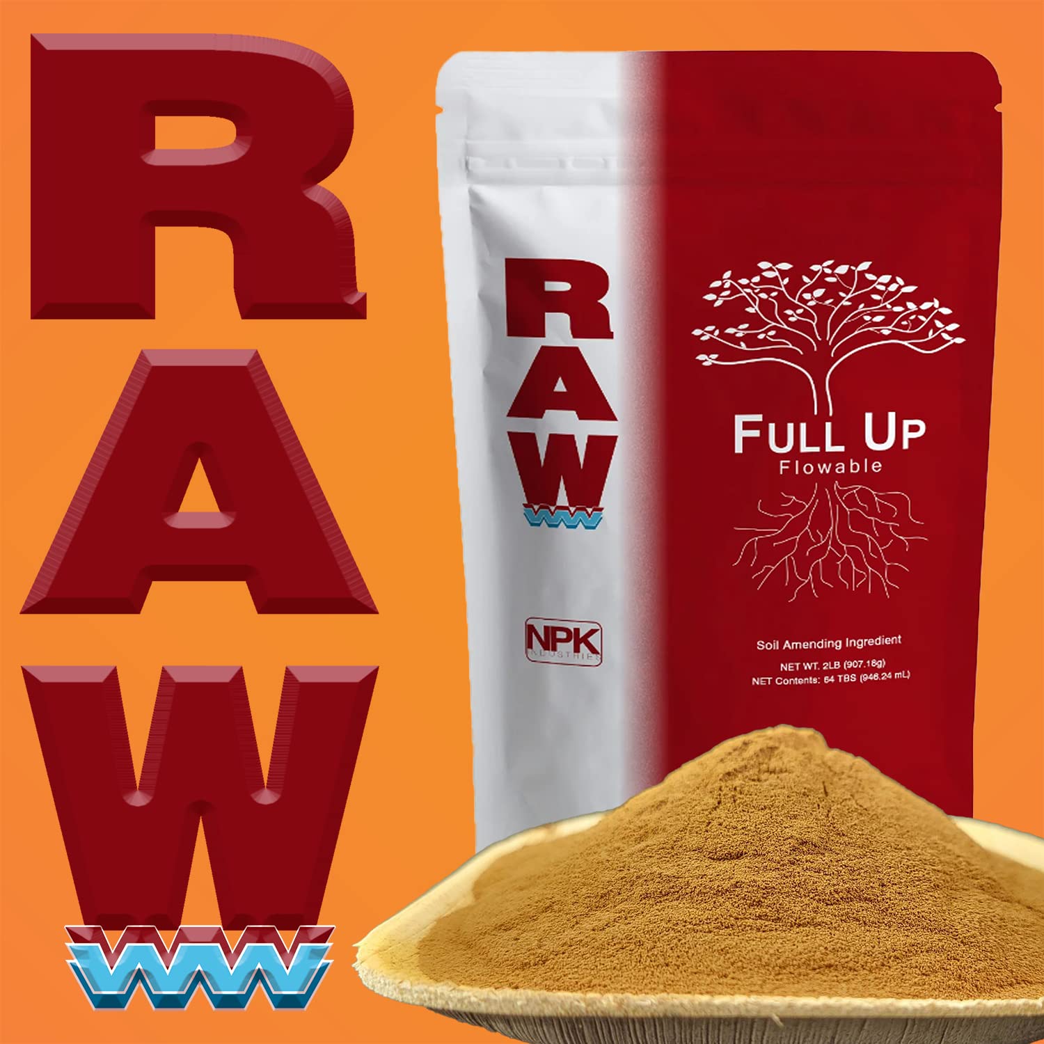 RAW Full UP 2lb - Premium Fulvic Acid Supplement for Enhanced Nutrient Absorption and Plant Vitality