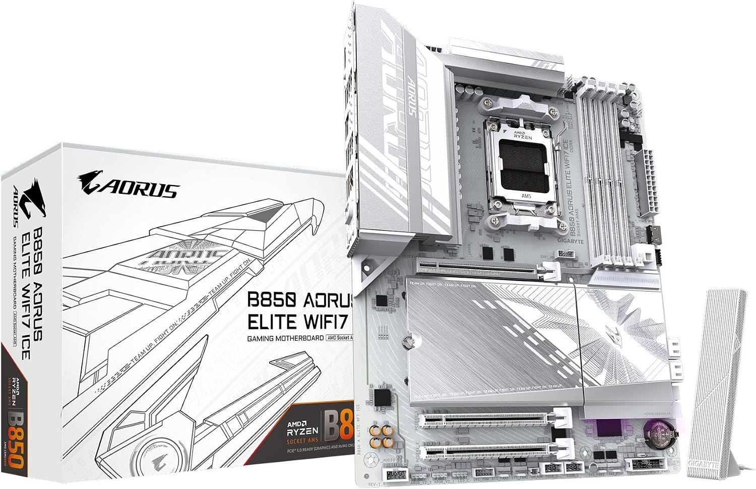 NEWEGG Motherboard CPU Memory Combo - B550M Micro ATX Motherboard Bundle with Ryzen 5 5500 6-Core 3.6 GHz CPU and 16GB (2 x 8GB) 288-Pin PC RAM DDR4 3600 Desktop Memory