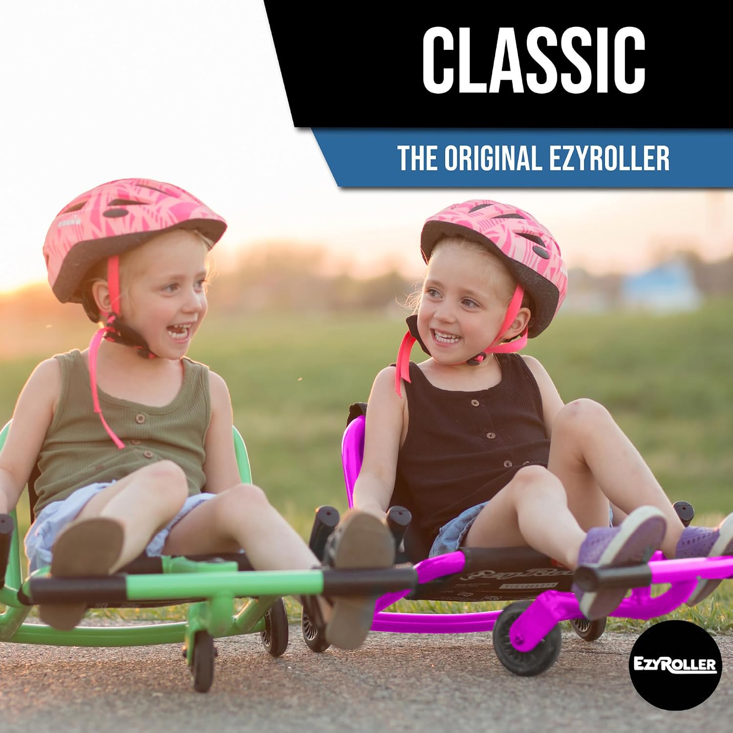 EzyRoller Classic Ride On Toy for Kids, Ages 3-12, Up to 154 lbs