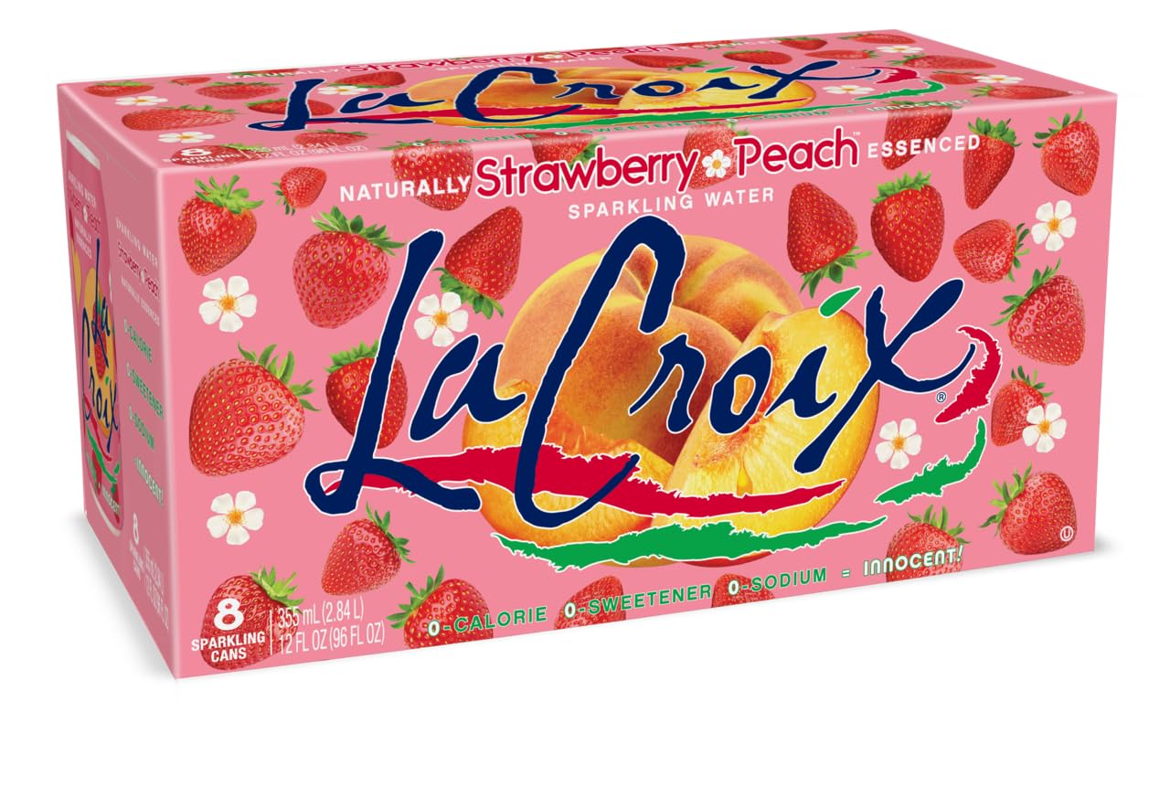 LaCroix Sparkling Water | Pineapple Coconut Flavor | 8-Pack | Naturally Essenced, Zero Calorie, Sodium Free | 12 Fl Oz Cans