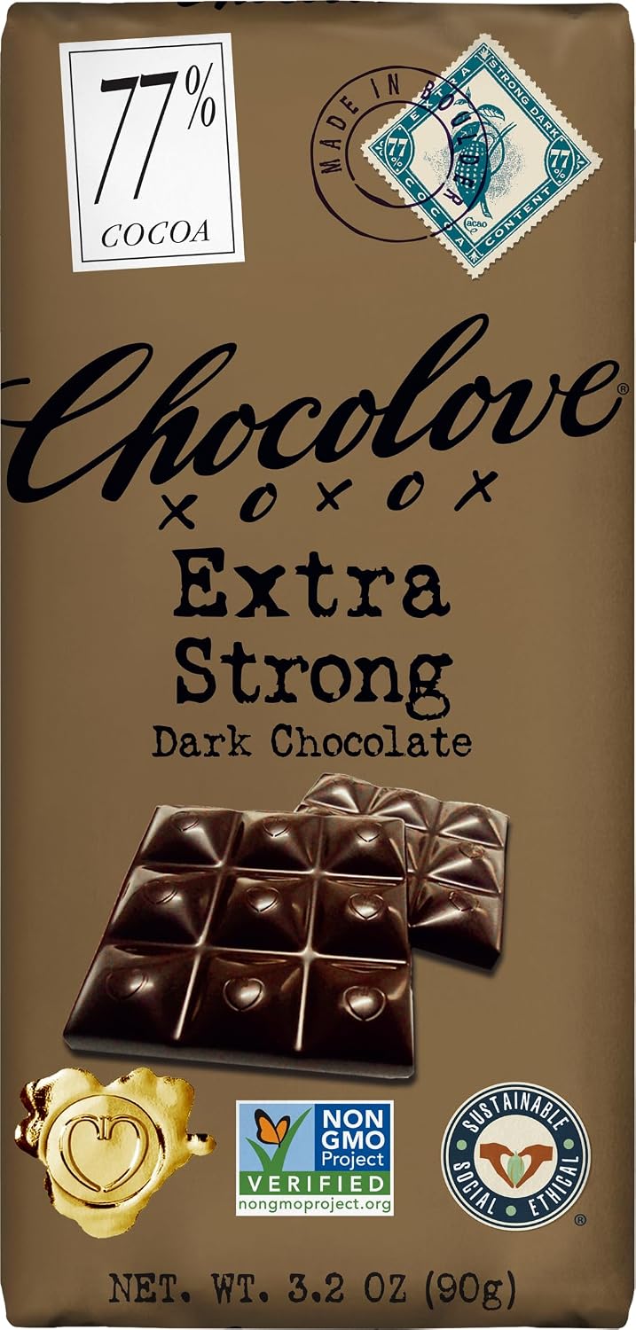 Chocolove - Extra Strong Dark Chocolate Bar - 3.2 oz.