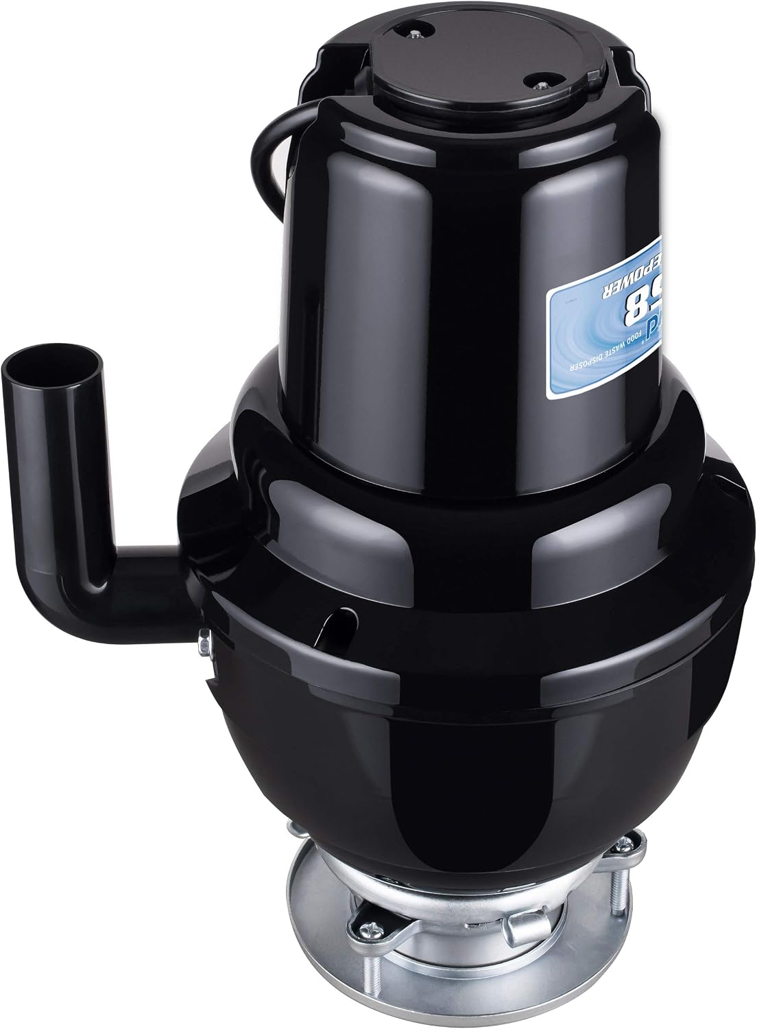 Waste Maid Garbage Disposal, Anti-Jam, Continuous Feed, 1/2 HP Standard | Anti-Jam Stainless Steel Food Waste Grinding System, Quiet Continuous Feed, Easy 3-Bolt Mount, 8-Yr Warranty 10-US-WM-158-3B