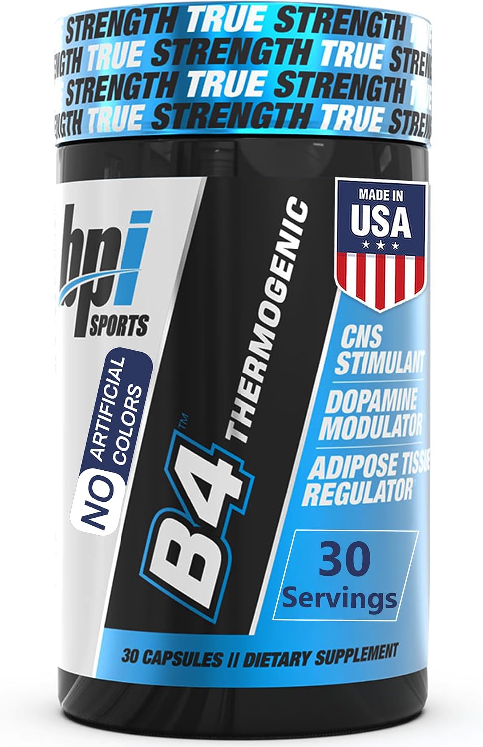 BPI Sports B4 – Extra Strength Natural Fat Burner for Women & Men – Keto-Friendly Fat Burner Capsules, Weight Loss & Appetite Control -Caffeine