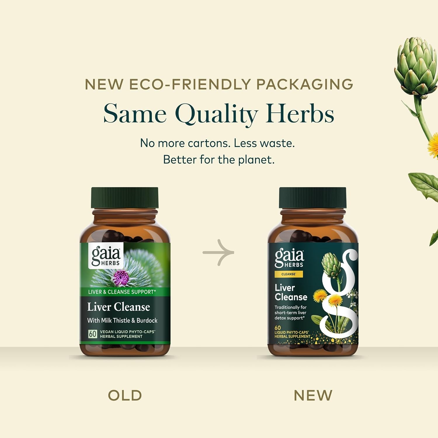 Gaia Herbs Liver Cleanse - Liver Health Support Herbal Supplement with Milk Thistle, Burdock, Turmeric