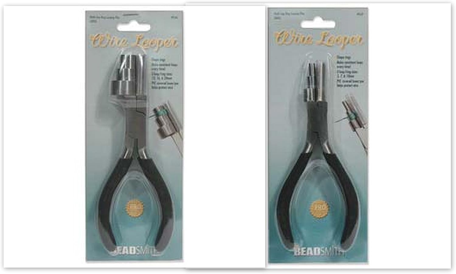Wire Looping Looper Pliers, GET Both Large & Small Multi Step, Three Tier Pliers, for a Total of 6 Sizes! Big Wrapper & Little Wrapper. Jump Rings