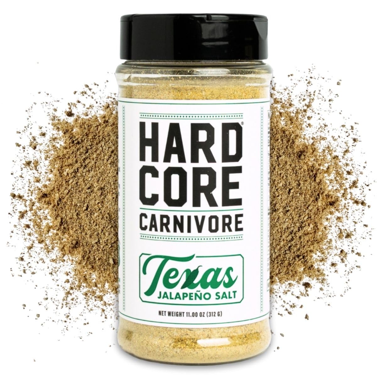 Hardcore Carnivore Black | All-Purpose Beef Seasoning Rub, 13oz Shaker