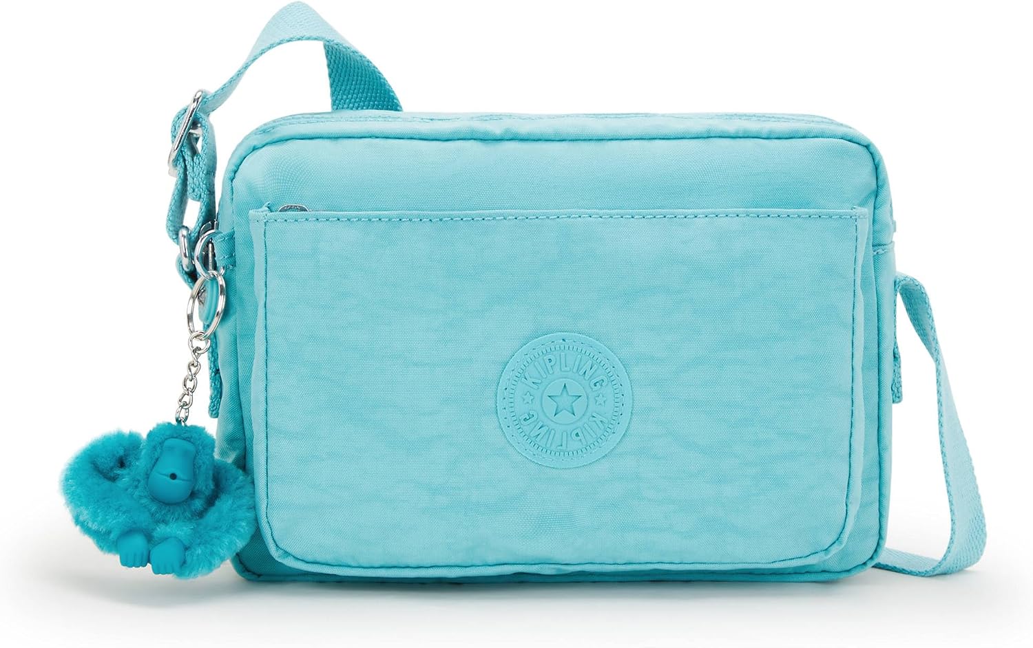 Kipling Women’s Abanu Medium Crossbody Bag, Lightweight, Adjustable Nylon Waist Pack with Multi-Compartment Zip Pockets