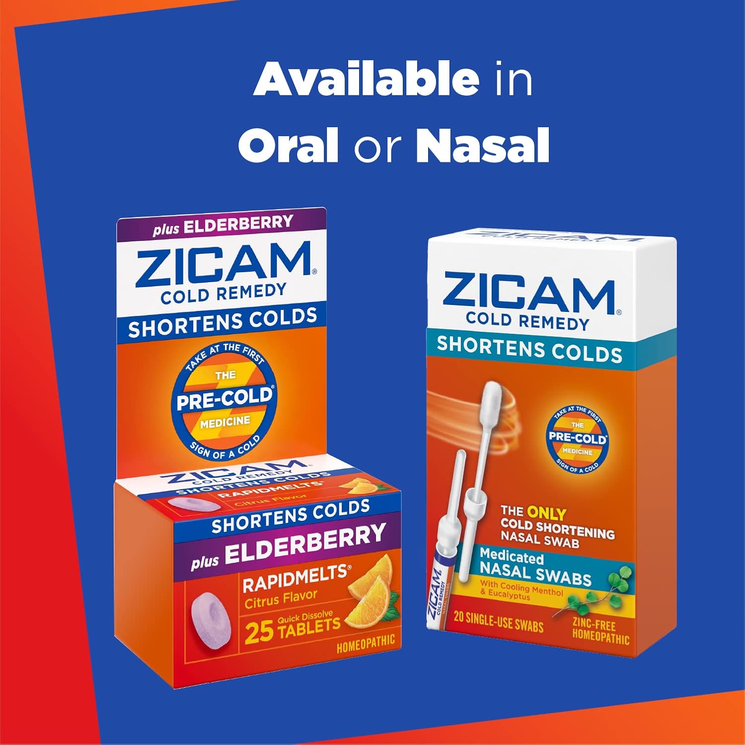 Zicam Cold Remedy RapidMelts, Citrus, 25 Count