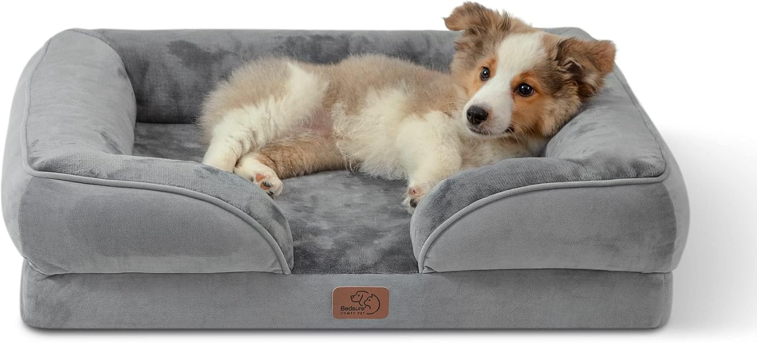 Bedsure Orthopedic Dog Beds Large Sized Dog with Removable Washable Cover