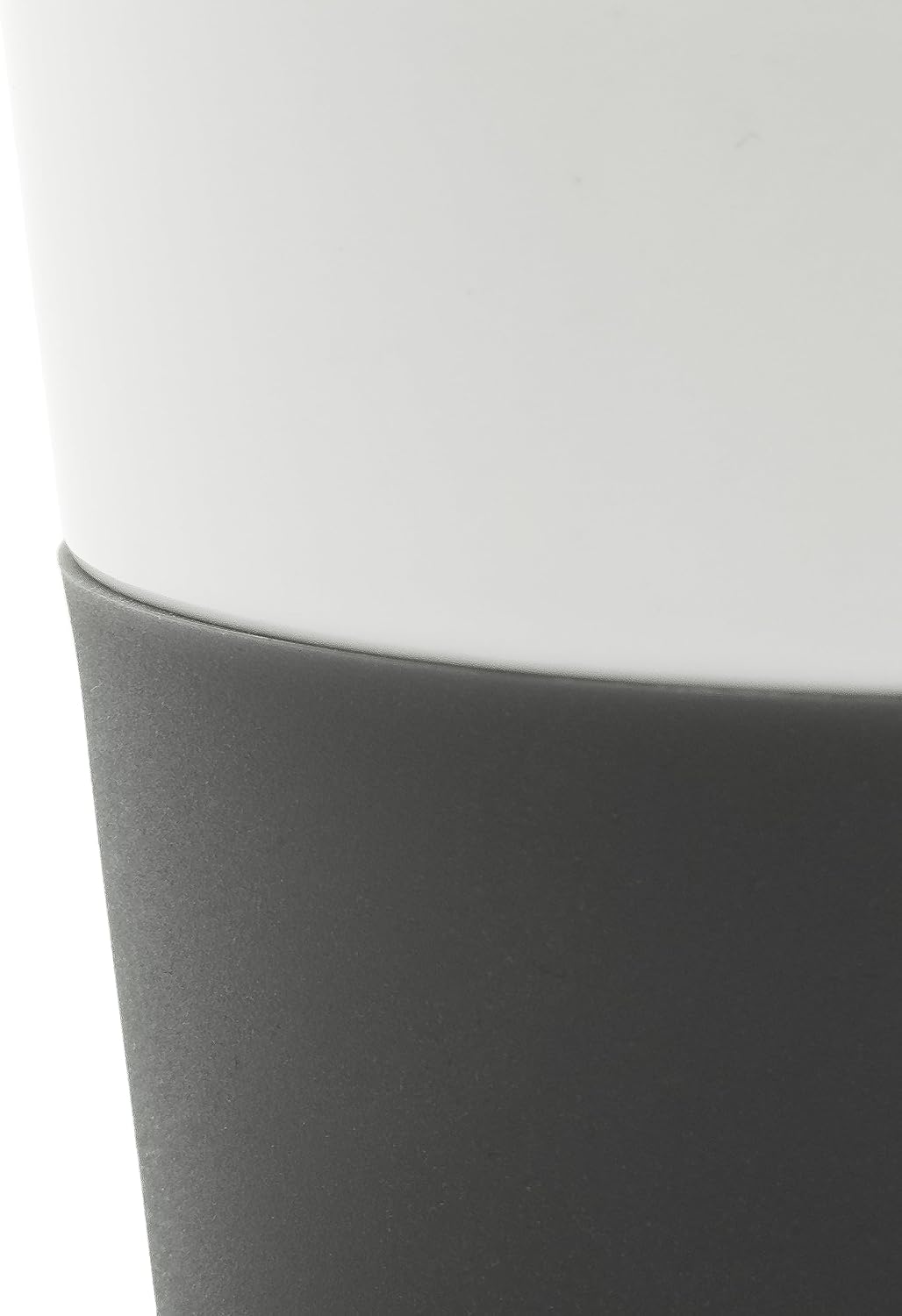 Eva Solo | 2 Lungo Tumbler Mugs | 8 oz Porcelain Coffee Cup Tumblers with Silicone-coated Grip | Danish Design, Functionality & Quality | Black