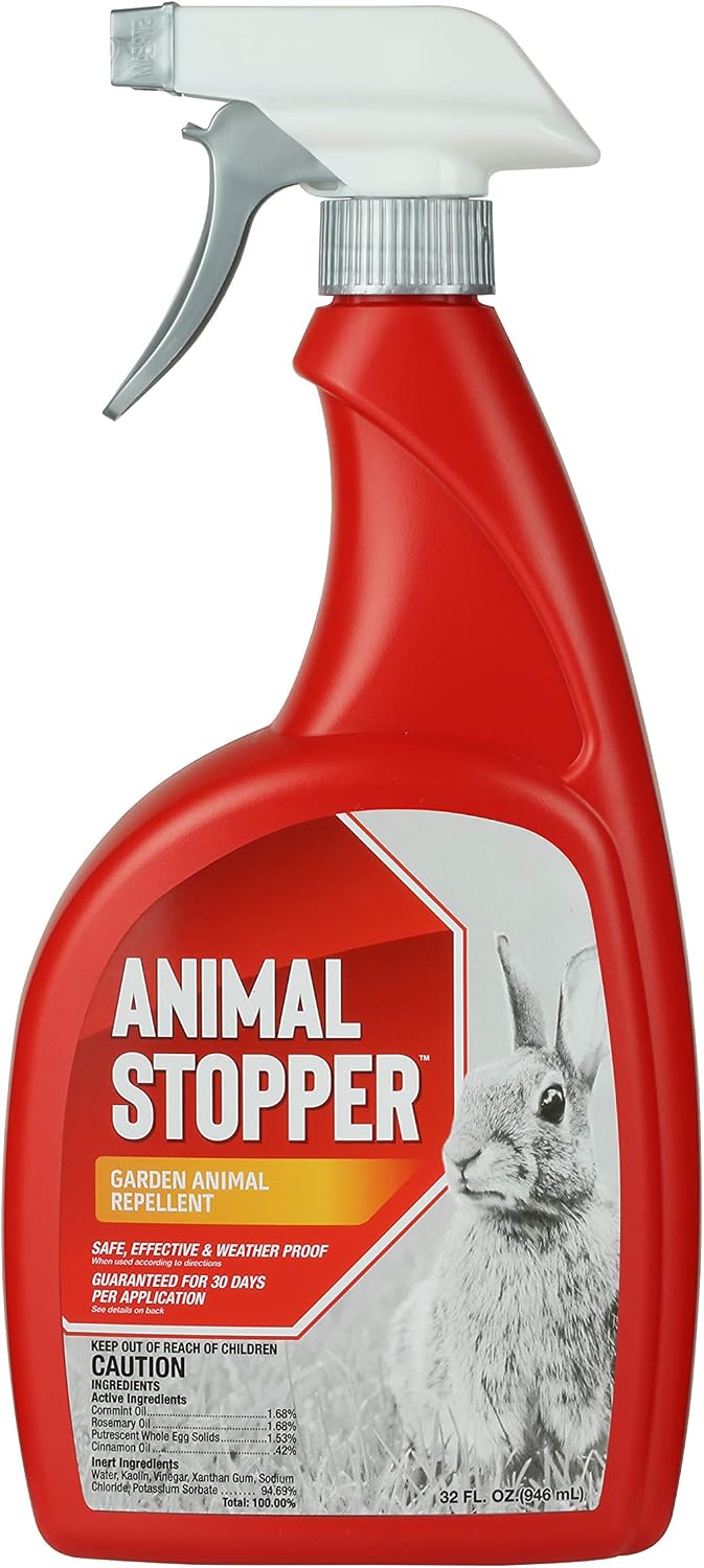 Animal Stopper Liquid Animal Stopper Repellent All Natural Effective All Year Round Safe for People and Pets No Harsh Chemicals Garden Animal