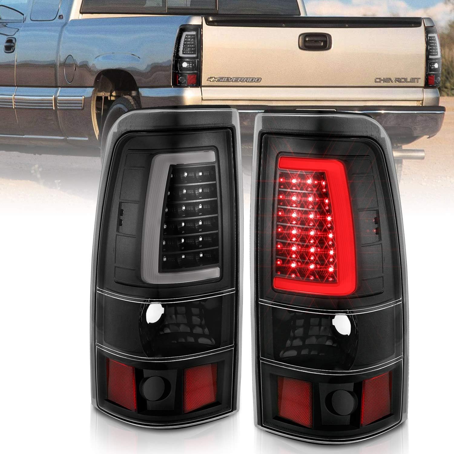 ANZO USA 311333 Taillamps Fits Chevrolet Silverado 1500