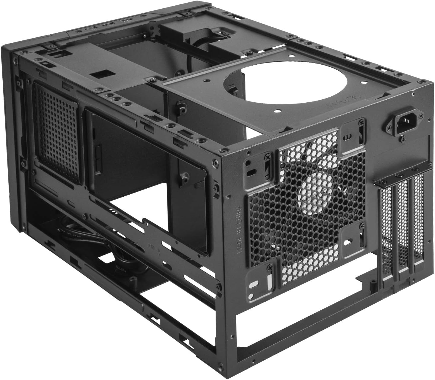 Silverstone Technology SUGO 14, SG14, Black, Mini-ITX Cube Chassis, Supports 3 Slot Full Length GPUs/ATX PSU / 240mm AIO, 4 Removable Panels