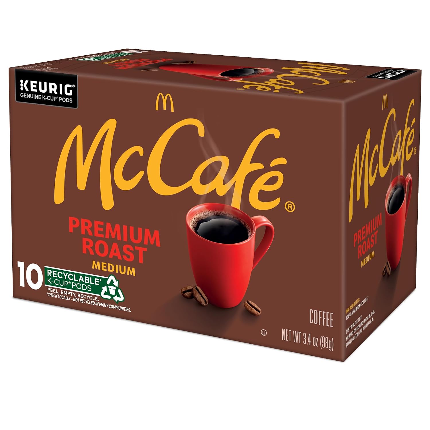 McCafe Premium Roast Coffee, Single Serve Keurig K-Cup Pods, Medium Roast, 84 Count