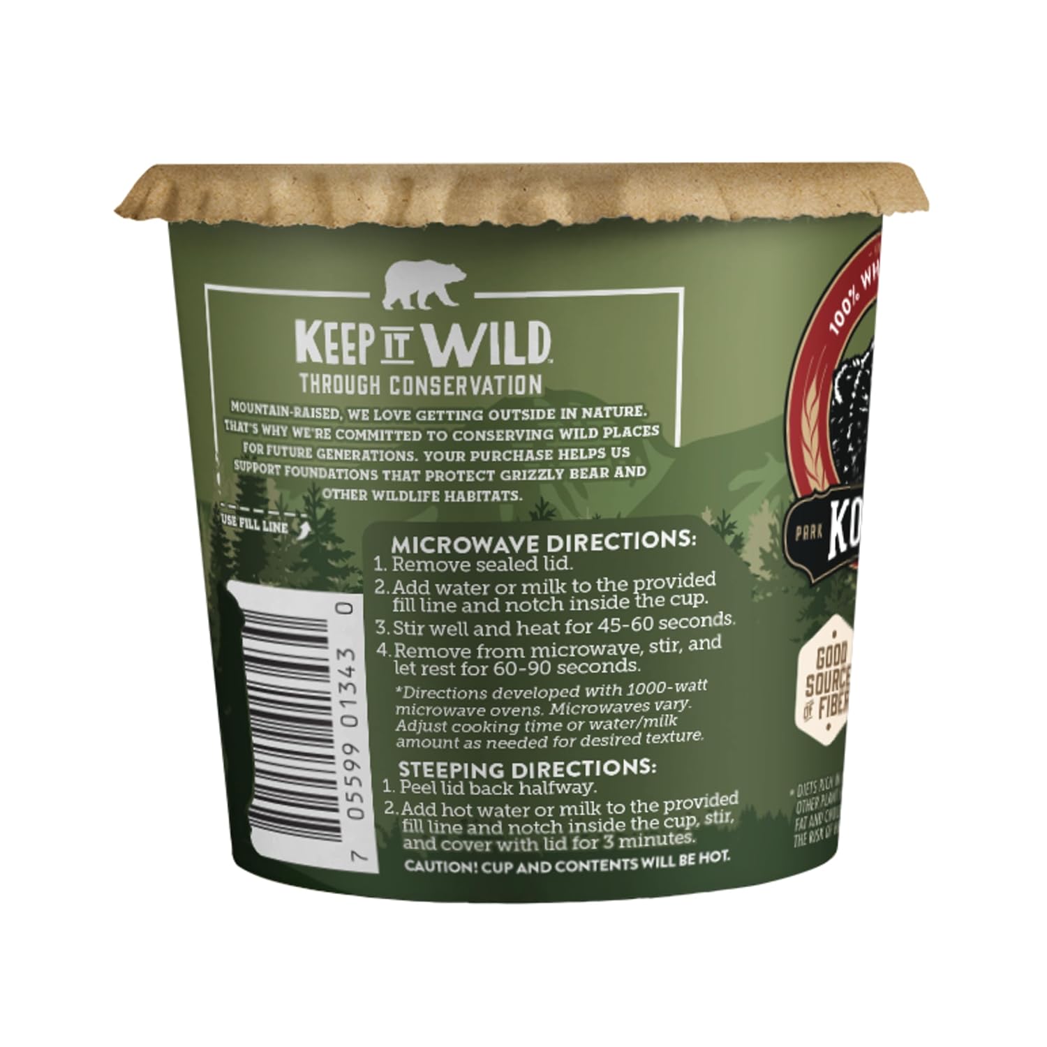 Kodiak Cakes Instant Protein Maple & Brown Sugar Oatmeal in a Cup, 2.12oz (Pack of 12)