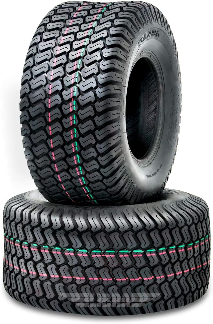 WANDA Set 2 15x6-6 15x6.00-6 Lawn Mower Tractor Turf Tires15x6x6 P332-13016 | Riding Lawn Mover, Garden Tractor