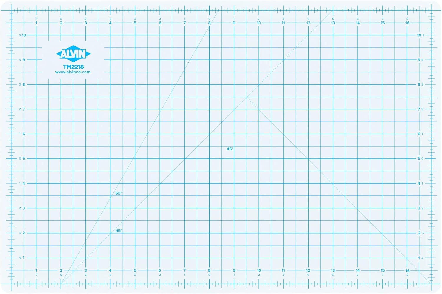 Alvin, TM Series Translucent Professional Cutting Mat, Self-Healing, Great for Lightboxes, Safe with Rotary or Utility Knife - 24 x 36 inches