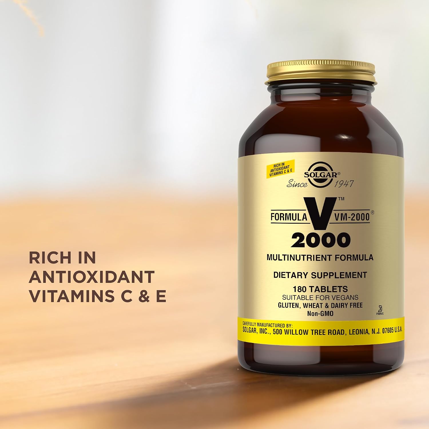 Solgar, Formula Vm 2000 Multinutrient System, 180 Count