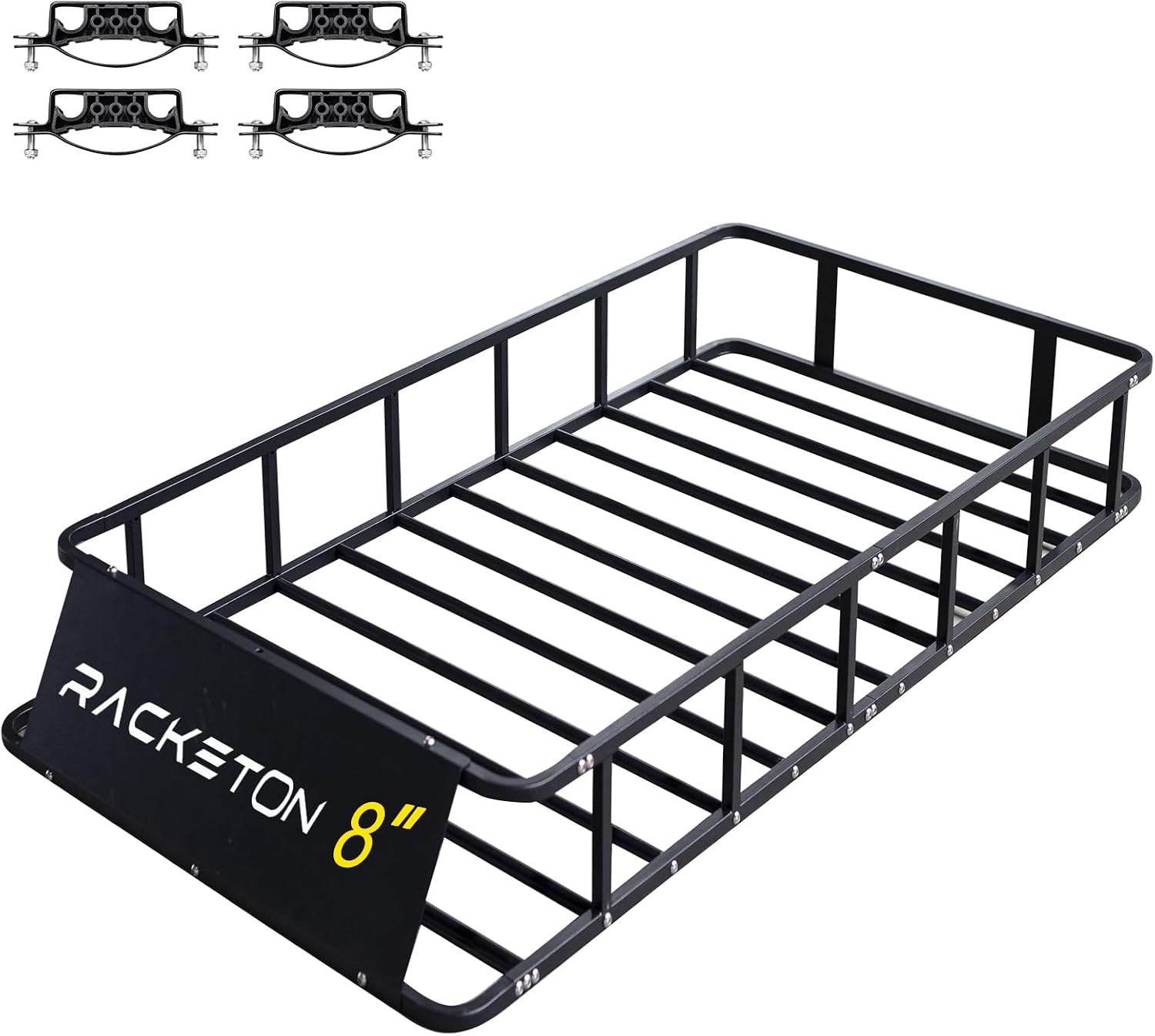 64”x39”x8” Roof Cargo Rack for SUV Car Trucks,Heavy Duty Cargo Basket Anti-Rust Top Luggage Rack