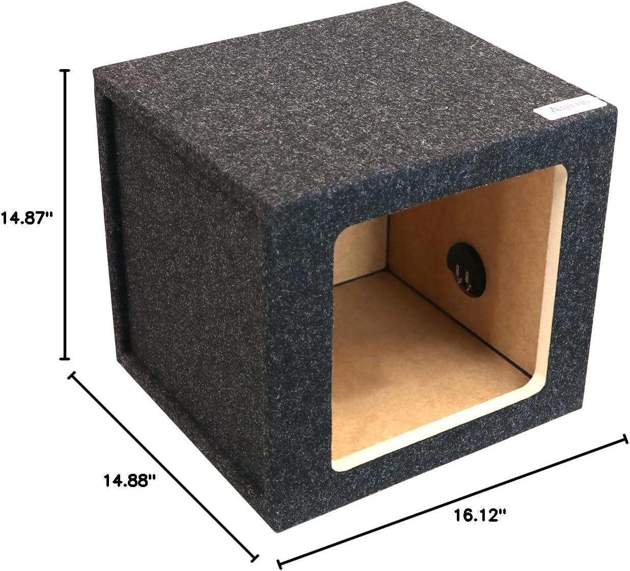 Atrend Bbox Single Vented 15 Inch Subwoofer Enclosure Engineered for Kicker Solo-Baric Model L5 & L7 Subwoofers - Car Subwoofer Boxes & Enclosures & Subwoofer Box Improves Audio Quality, Sound & Bass