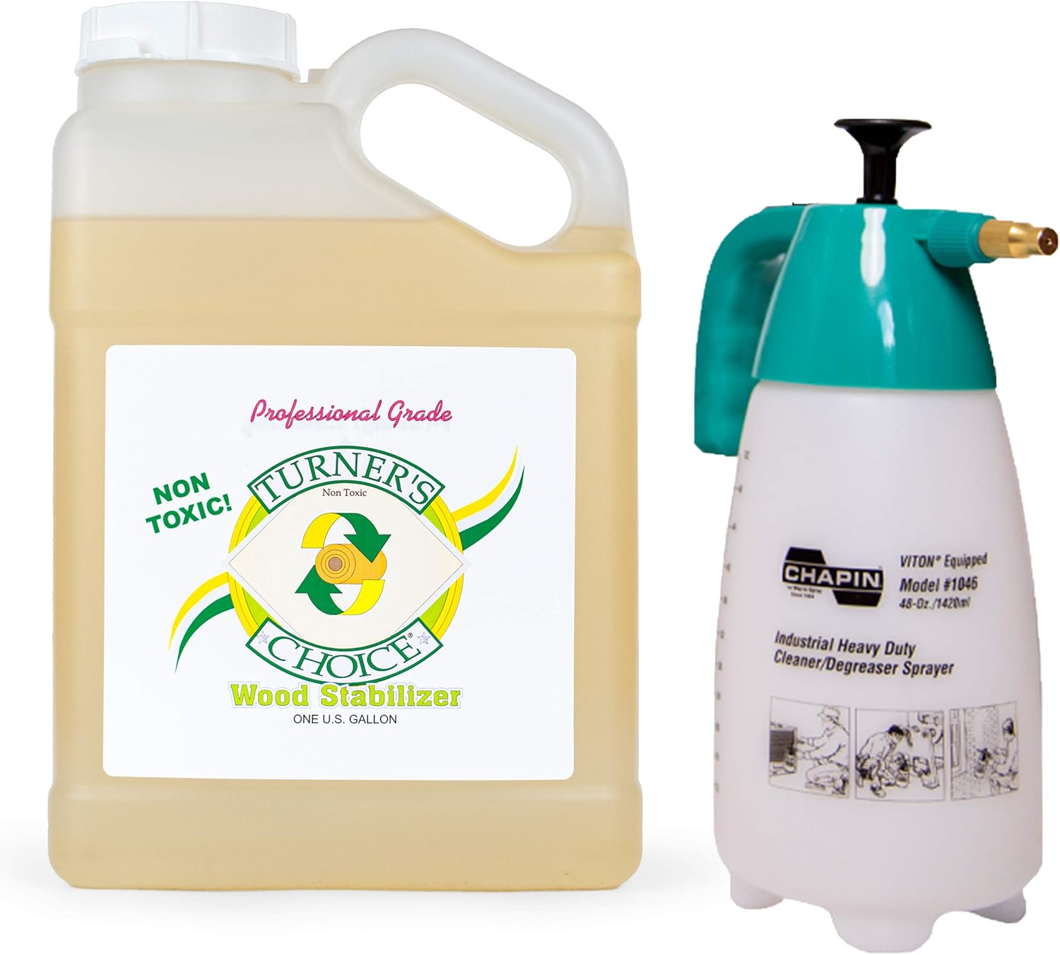 Turner's Choice Wood Treatment (Gallon with Compression Sprayer) | Seals and Protects from Moisture, Decay, and Pest Damage
