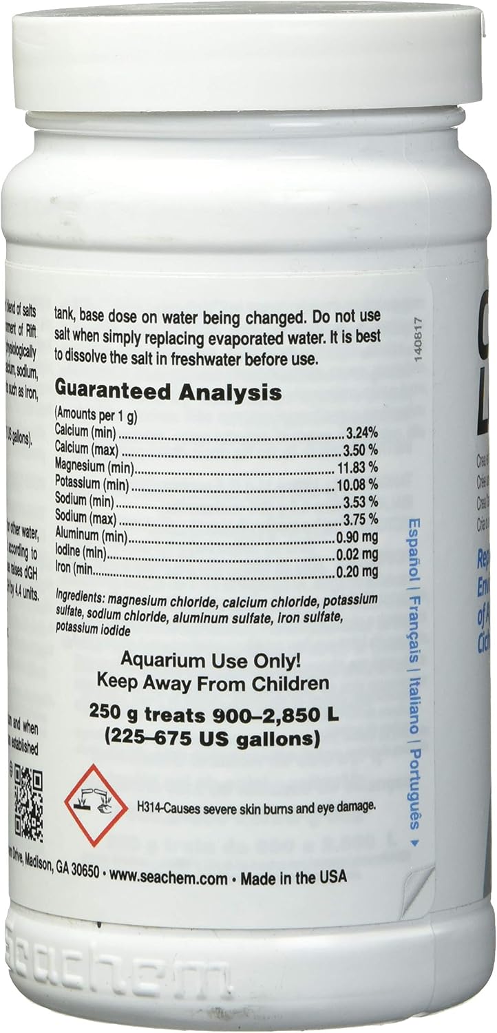 Cichlid Lake Salt, 250 g / 8.8 oz