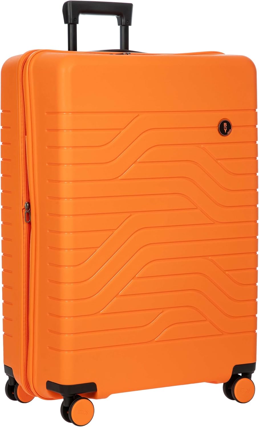 Bric's B|Y Ulisse Checked Luggage with Spinner Wheels – Expandable Lightweighted Hard Shell Suitcase, TSA Combination Lock - Removeable Wash Bag Included - 30 Inch, Mango