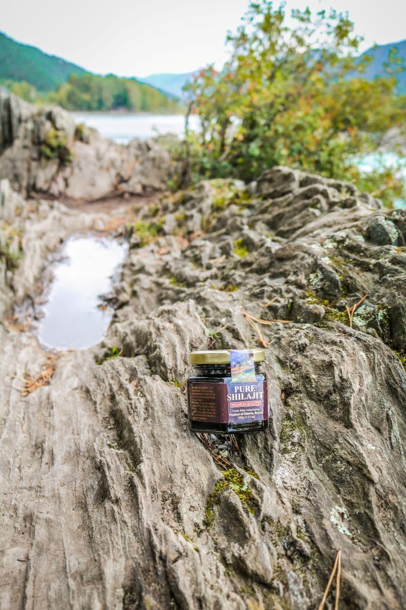 Pure Authentic Shilajit Siberian Mumijo Resin, 100 grams, 3.5 OZ