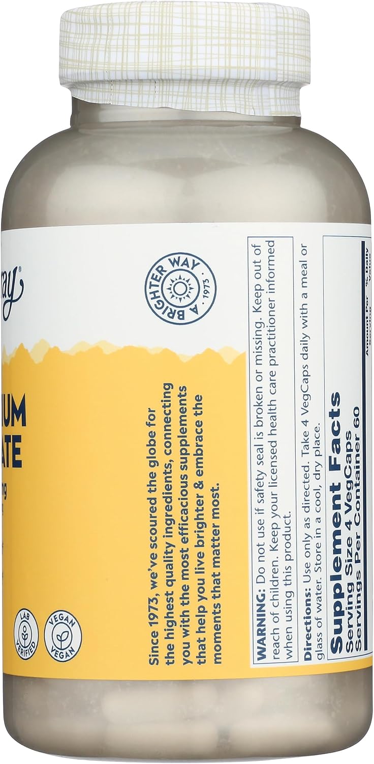 Solaray Calcium Citrate, 240 Caps, 0.75 Bottle