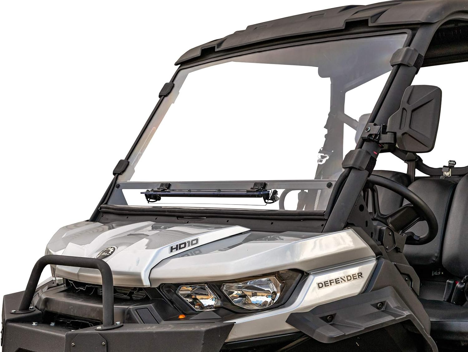 SuperATV Flip-Vent Windshield for Can Am Defender HD Models