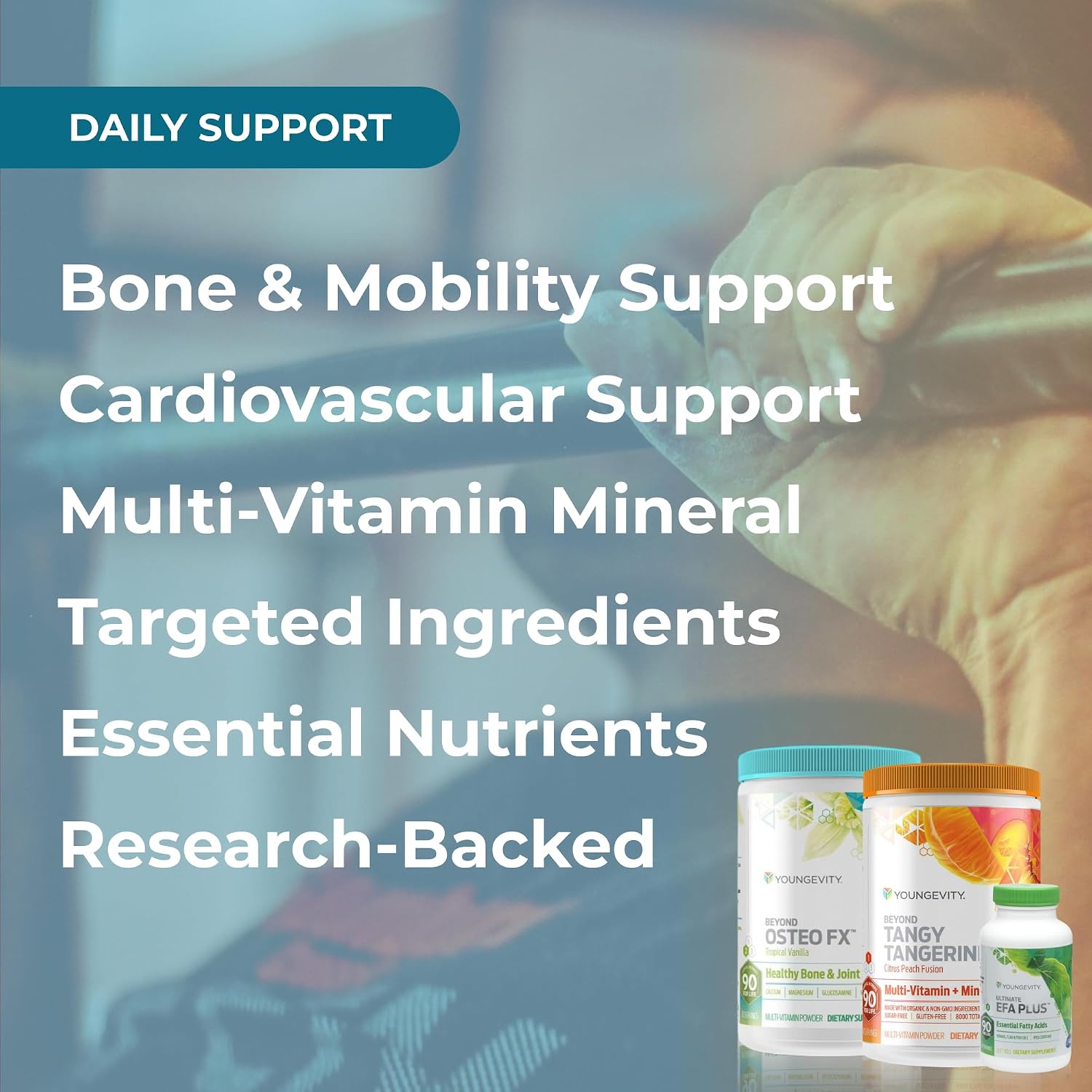 Youngevity Healthy Body Start Pak 2.0 Complete Nutrition System Bundle | Beyond Tangy Tangerine 2.0, Ultimate EFA Plus, Beyond Osteo-FX, vitamins